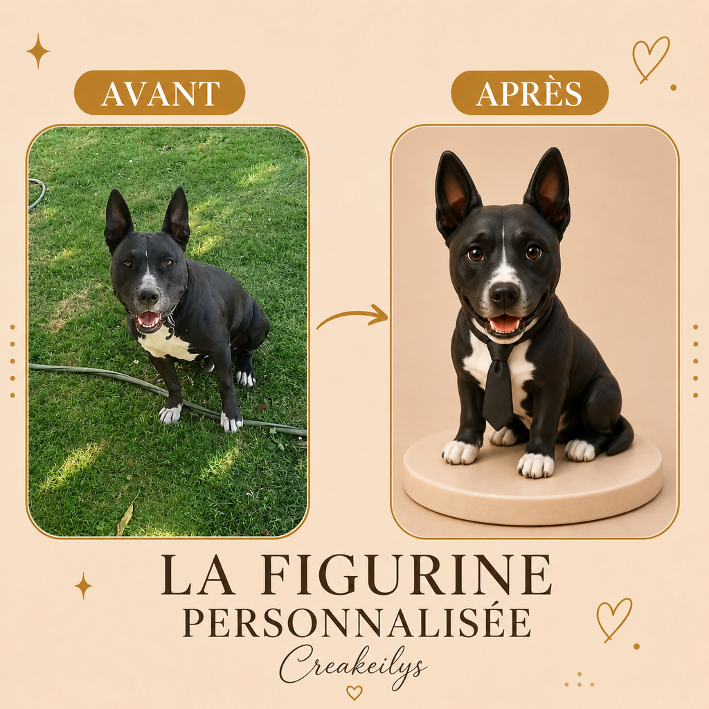 Figurine personnalisée animal de compagnie