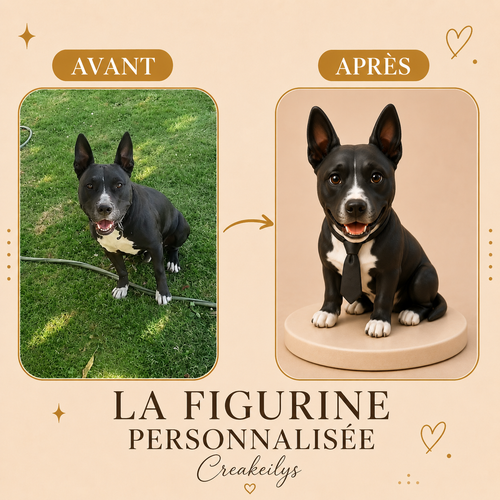 Figurine personnalisée animal de compagnie