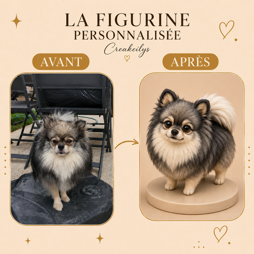 Figurine personnalisée animal de compagnie