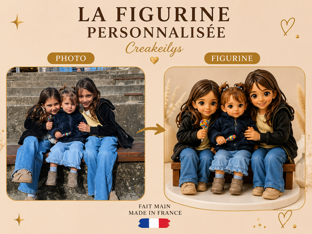 Figurine personnalisée famille
