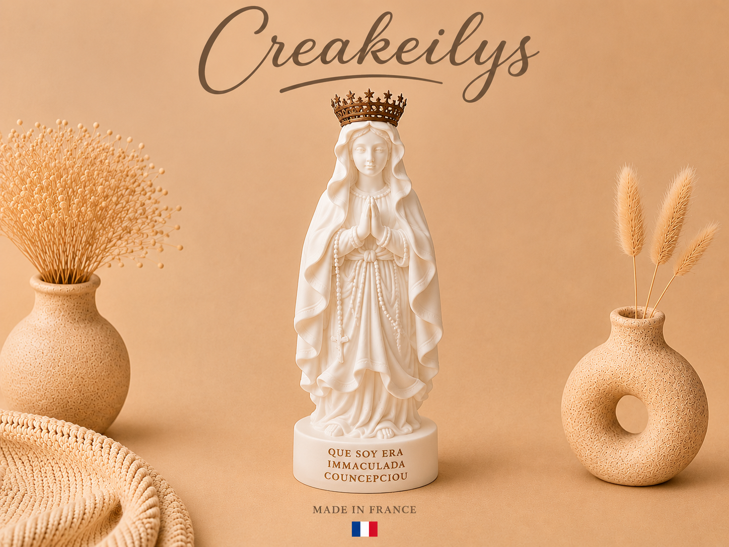 Notre dame de Lourdes, Vierge